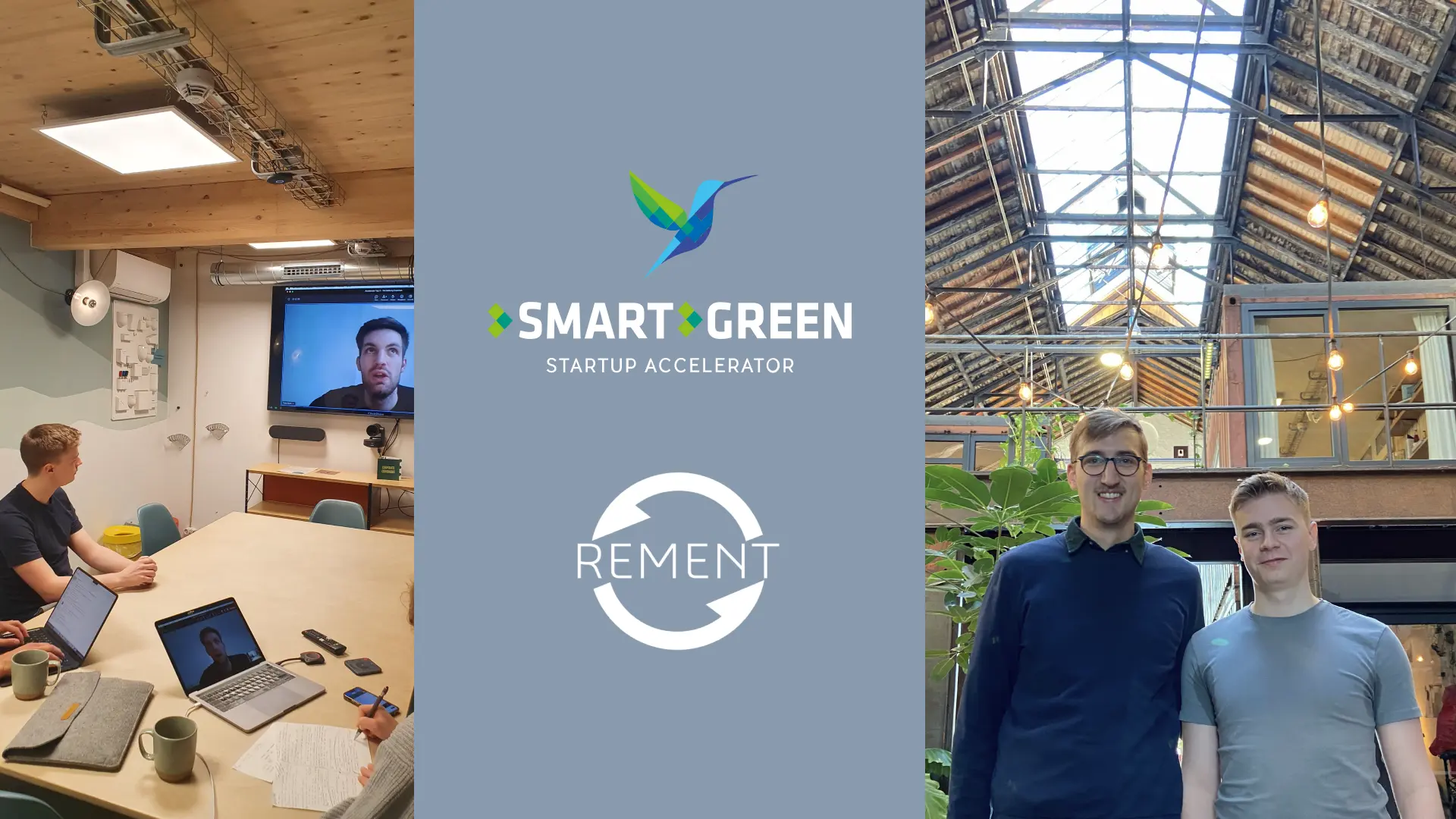 Foto von Rement auf dem Smart Green Accelerator Workshop